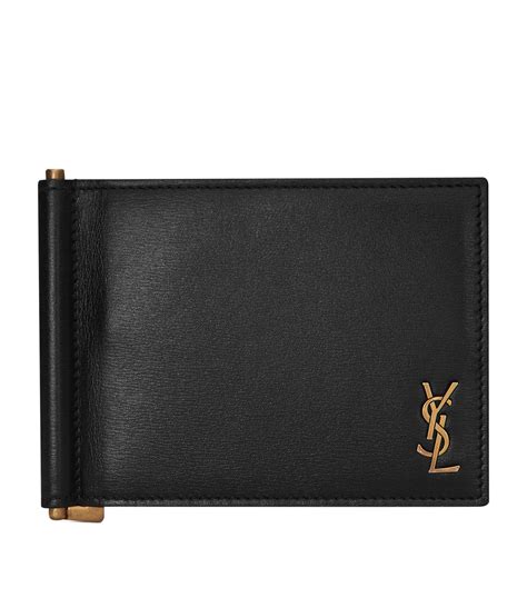 yves saint laurent wallet men's|saint laurent money clip.